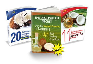 Picture representing a green guide with a small bottle of coconut oil on it mentioning the benefits of coconut oil on skin beauty uses for coconut oil for skin for hair, coconut oil recipes, weight loss no side effects fast metabolism detox program, coconut oil as a natural best healing superfood