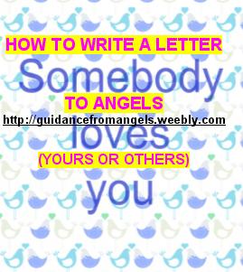 Picture letter with somebody loves you written on it representing a letter to angels