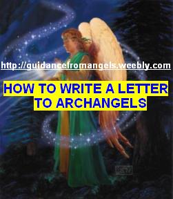 Picture with archangel Raphael representing how to write a letter to archangels
